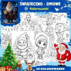 Kolorowanki Świąteczne Do Druku - Owca Balbinka