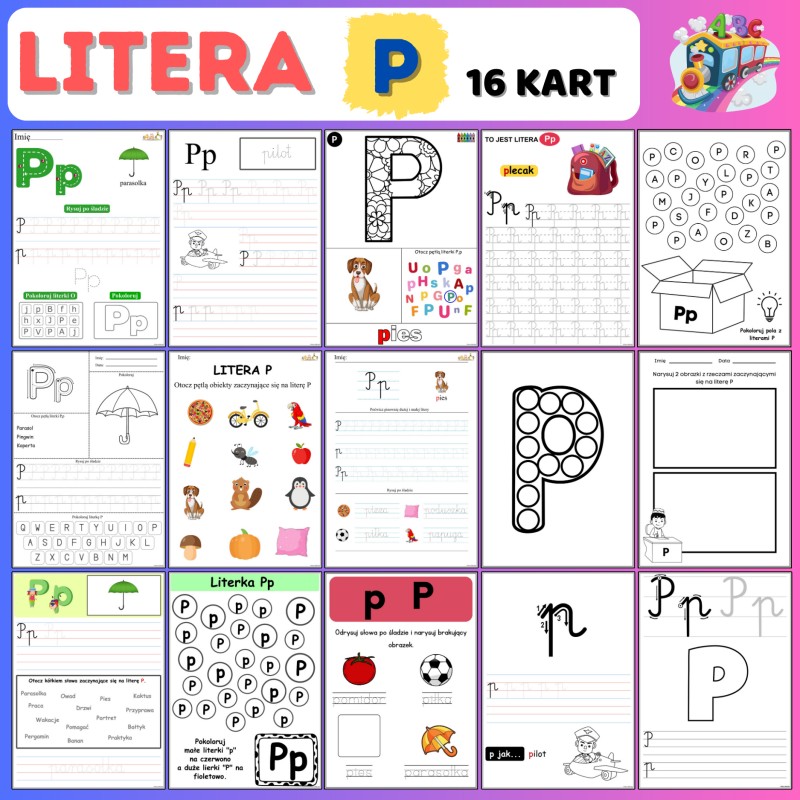 ALFABET - Karty Pracy