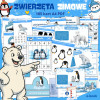 Zestaw ZWIERZĘTA ZIMOWE – karty pracy i ilustracje dla dzieci