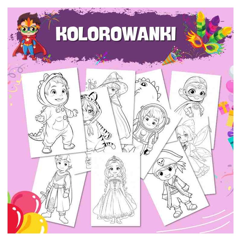 Zestaw Karnawałowy Karty Pracy - Owca Balbinka