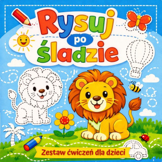 Zwierzęta Rysuj po Śladzie- Karty Pracy Owca Balbinka