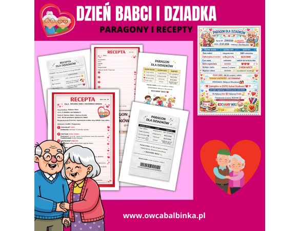 Dzień Babci i Dziadka - paragony i recepty