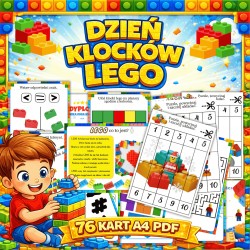 Dzień Klocków LEGO – karty pracy, zabawy i kreatywne aktywności