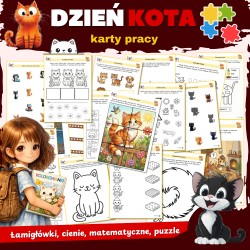 DZIEŃ KOTA- Karty pracy