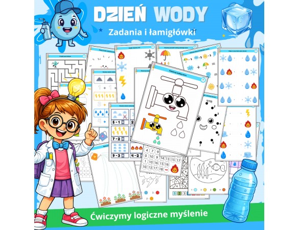 DZIEŃ WODY - zadania i łamigłówki
