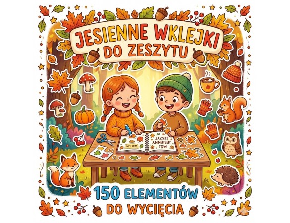 JESIEŃ - Wklejki do Zeszytu