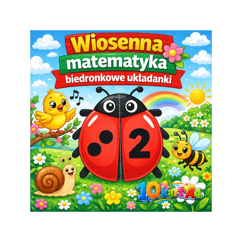 WIOSENNA MATEMATYKA - biedronkowe układanki