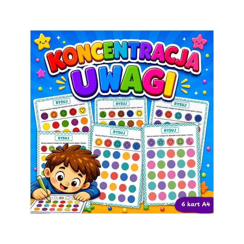 Integracja bilateralna – 150 kart pracy PDF do wydruku dla dzieci
