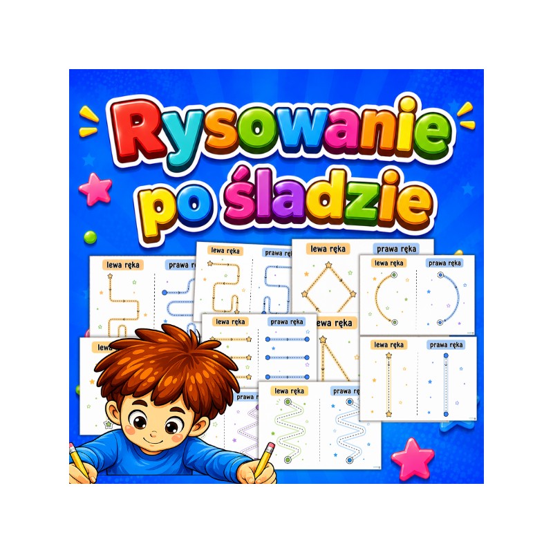 Integracja bilateralna – 150 kart pracy PDF do wydruku dla dzieci