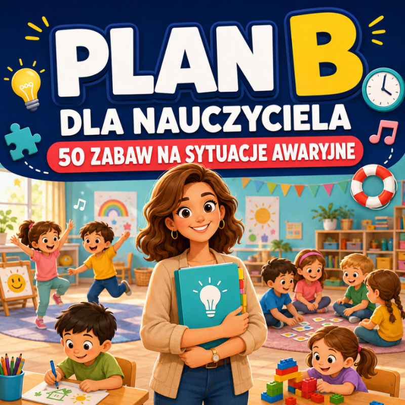 PLAN B DLA NAUCZYCIELA - 50 zabaw na sytuacje awaryjne
