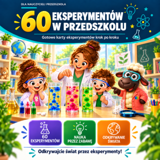 60 Eksperymentów Dla Dzieci Karty Pracy- Owca Balbinka