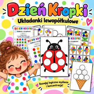 DZIEŃ KROPKI - układanki lewopółkulowe