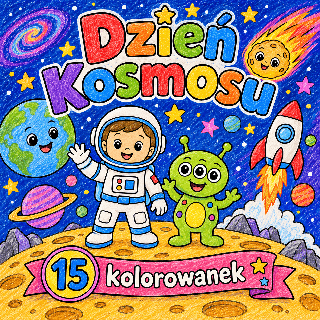DZIEŃ KOSMOSU- kolorowanki