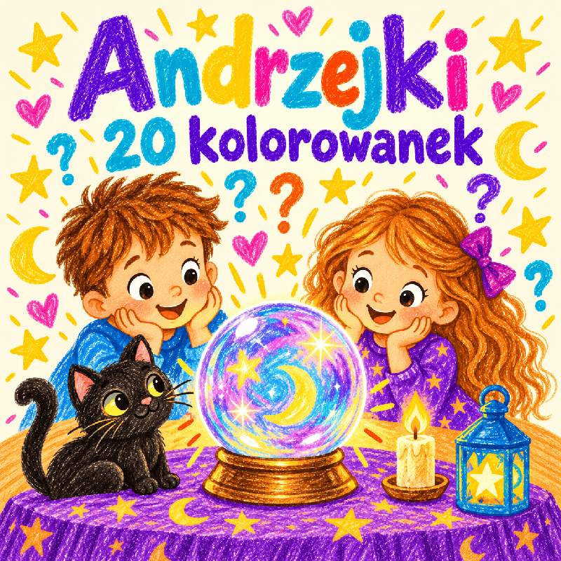 ANDRZEJKI - kolorowanki