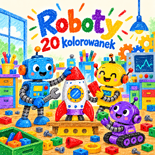 ROBOTY - kolorowanki