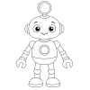 ROBOTY - kolorowanki
