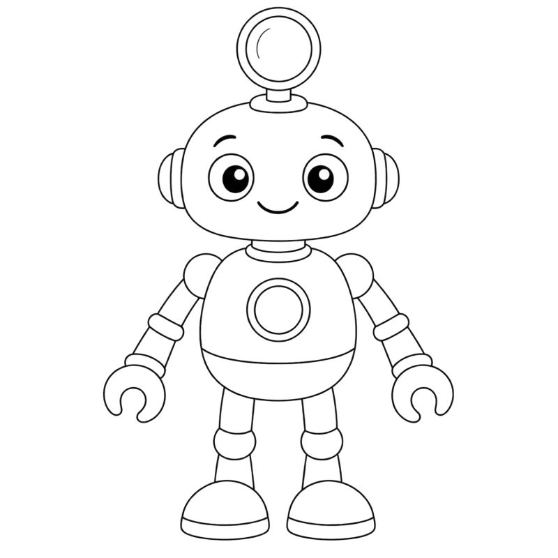 ROBOTY - kolorowanki