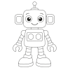 ROBOTY - kolorowanki