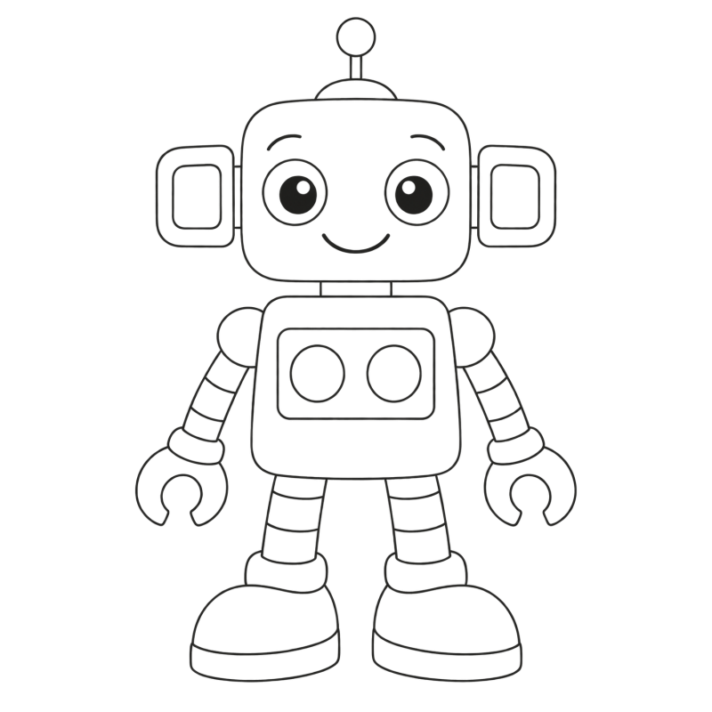 ROBOTY - kolorowanki