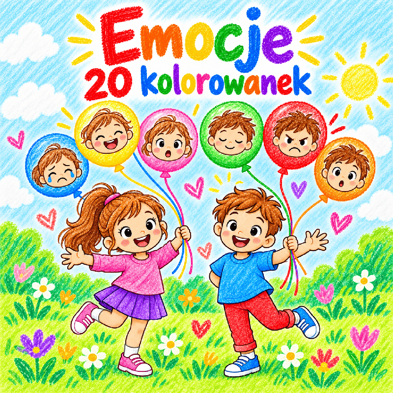 EMOCJE - kolorowanki