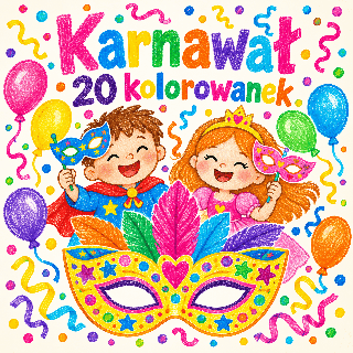 KARNAWAŁ - kolorowanki