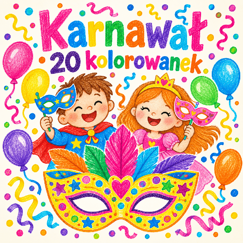 KARNAWAŁ - kolorowanki