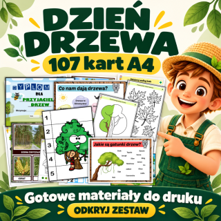 Dzień Drzewa Karty Pracy – Owca Balbinka