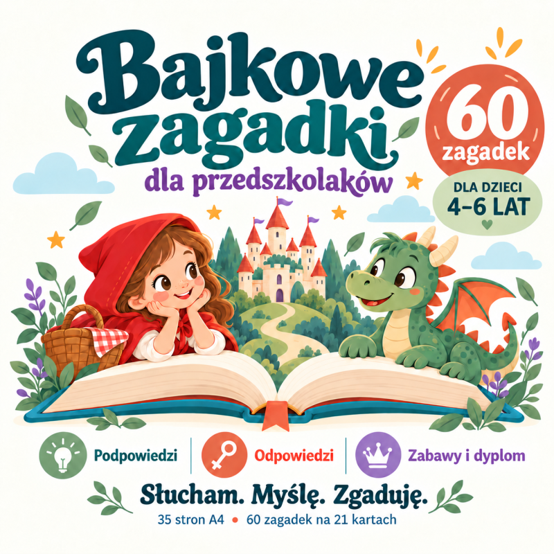 BAJKOWE ZAGADKI – Zgaduj, Myśl i Odkrywaj